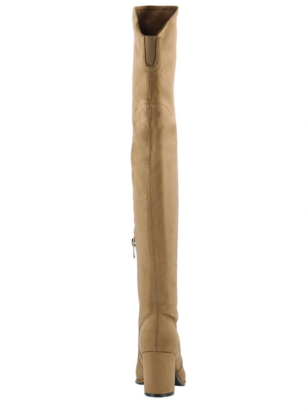 Marc Fisher Tan Over-the-Knee Block Heel Boots Size 7